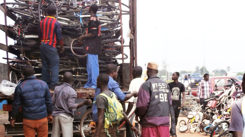 Bikes Journeying to Africa