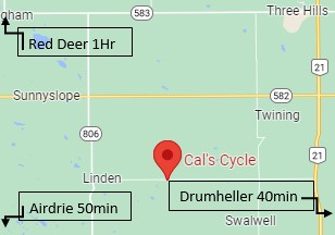 location w/ times cals cycle map